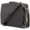 Picture of DAKS Ladies Ashby Black Leather Shoulder Bag