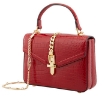 Picture of GUCCI Sylvie 1969 Crocodile-embossed Leather Mini Top Handle Bag