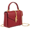 Picture of GUCCI Sylvie 1969 Crocodile-embossed Leather Mini Top Handle Bag