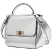 Picture of BALLY Ladies Silver B Turnlock Shoulder Bag