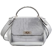 Picture of BALLY Ladies Silver B Turnlock Shoulder Bag