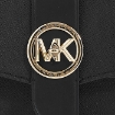 Picture of MICHAEL KORS Ladies Greenwich Medium Saffiano Leather Shoulder Bag - Black