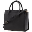 Picture of DAKS Ladies Westmoor Black Leather Shoulder Bag