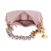 Picture of STELLA MCCARTNEY Dusty Pink Frayme Mini Zipped Shoulder Bag