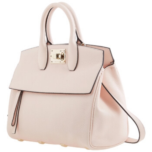 Picture of SALVATORE FERRAGAMO The Studio Leather Top Handle Bag - Light Pink