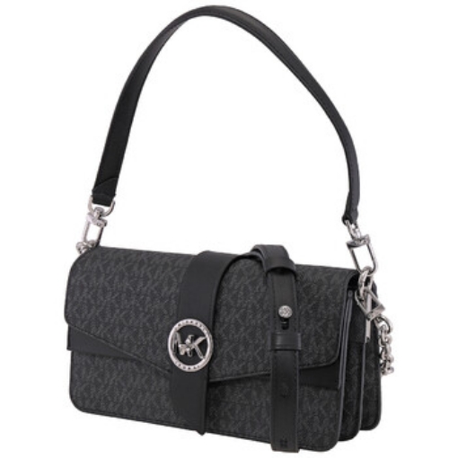 Picture of MICHAEL KORS Black Medium Greenwich Convertible Shoulder Bag