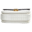 Picture of CELINE Medium C in Quilted Calfskin Black/White Shoulder Bag