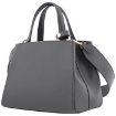 Picture of DAKS Ladies Ashby Grey Leather Shoulder Bag