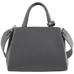Picture of DAKS Ladies Ashby Grey Leather Shoulder Bag