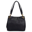 Picture of MICHAEL KORS Raven Large Leather Shoulder Bag - Black