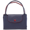 Picture of LONGCHAMP Ladies Le Pliage Top Handle Bag M - Navy