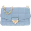 Picture of MICHAEL KORS Ladies SoHo Large Quilted Leather Shoulder Bag - Pale Blue