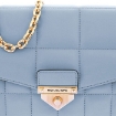 Picture of MICHAEL KORS Ladies SoHo Large Quilted Leather Shoulder Bag - Pale Blue