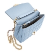 Picture of MICHAEL KORS Ladies SoHo Large Quilted Leather Shoulder Bag - Pale Blue