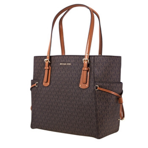 Picture of MICHAEL KORS Voyager East West Tote- Brown