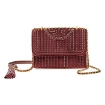 Picture of TORY BURCH Open Box - Fleming Velvet Small Convertible Shoulder Bag- Claret