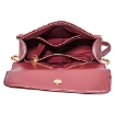 Picture of TORY BURCH Open Box - Fleming Velvet Small Convertible Shoulder Bag- Claret