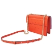 Picture of SALVATORE FERRAGAMO Orange Vara Bow Medium Leather Shoulder Bag