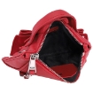 Picture of MOSCHINO Ladies Red Biker Leather Clutch Bag