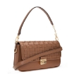 Picture of MICHAEL KORS Small Bradshaw Woven Leather Shoulder Bag - Brown