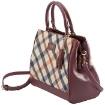Picture of DAKS Ladies Ainley Check Leather Shoulder Bag