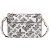 Picture of MICHAEL KORS Multicolor Ladies Hendrix Medium Logo Embossed Leather Messenger Bag