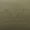 Picture of MAX MARA Ladies Elsam Logo Embossed Shoulder Bag - Sage Green