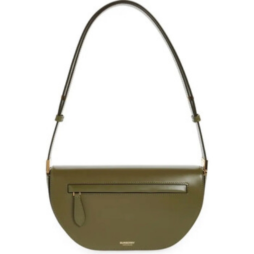Picture of BURBERRY Dark Fern Green Small Olympia Leather Shoulder Bag