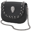 Picture of PHILIPP PLEIN Faux-leather Crystal Stud Shoulder Bag - Black