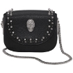 Picture of PHILIPP PLEIN Faux-leather Crystal Stud Shoulder Bag - Black