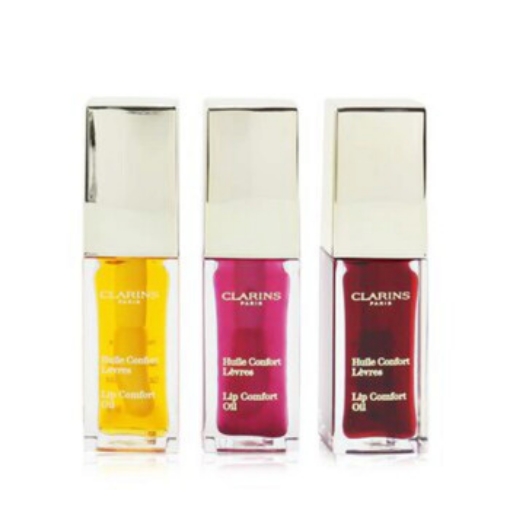 Picture of CLARINS Ladies Instant Light Lip Comfort Oil Trio Set Oil Gift Set Makeup