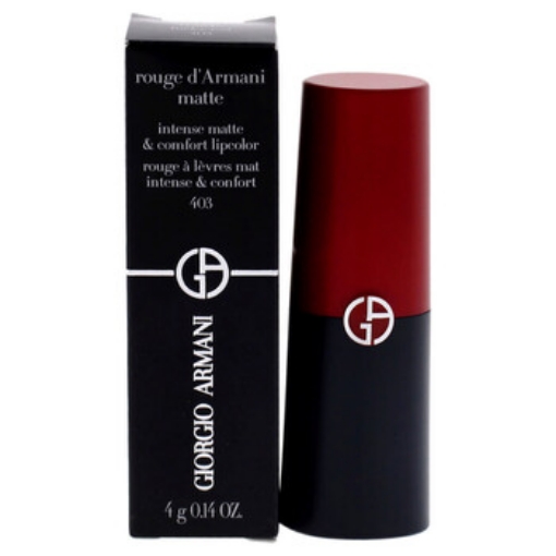 Picture of GIORGIO ARMANI Rouge D Armani Matte Lipstick - 403 Lucky Red by for Women - 0.14 oz Lipstick