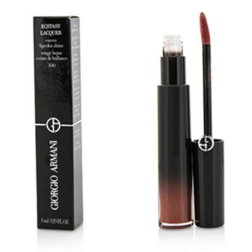 Picture of ARMANI Ladies Ecstasy Lacquer Excess Shine - 500 Vintage Liquid 0.2 oz Lip gloss Makeup