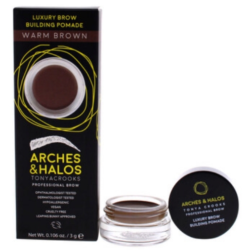 Picture of ARCHES & HALOS Ladies Luxury Brow Building Pomade 0.106 oz Warm Brown Makeup