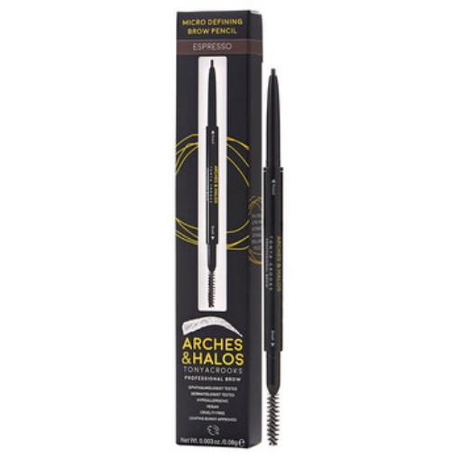 Picture of ARCHES & HALOS Ladies Micro Defining Brow Pencil 0.003 oz Espresso Makeup