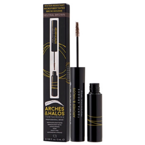 Picture of ARCHES & HALOS Ladies Microfiber Tinted Brow Mousse 0.106 oz Neutral Brown Makeup