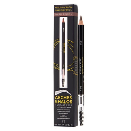 Picture of ARCHES & HALOS Ladies Precision Brow Shaping Pencil 0.07 oz Warm Brown Makeup