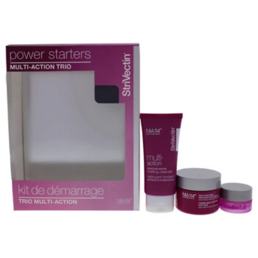 Picture of STRIVECTIN Power Starters Multi-Action Trio by for Unisex - 3 Pc 1oz Moisture Matrix Melting Cleanser, 0.17oz R and R Eye Cream, 1oz Restorative Cream