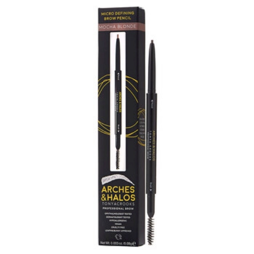 Picture of ARCHES & HALOS Ladies Micro Defining Brow Pencil 0.003 oz Mocha Blonde Makeup