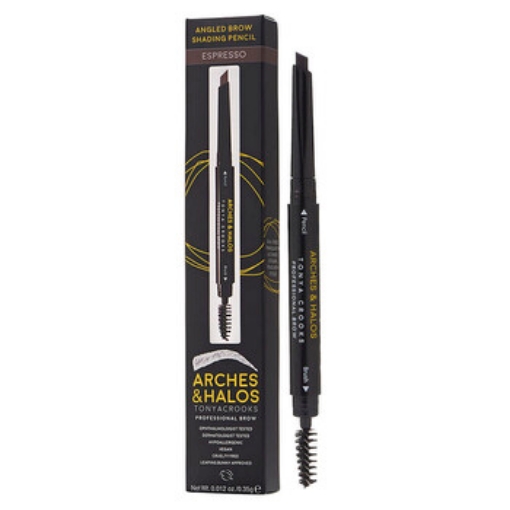 Picture of ARCHES & HALOS Ladies Angled Brow Shading Pencil 0.012 oz Espresso Makeup