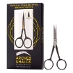 Picture of ARCHES & HALOS Unisex Surgical Stainless Steel Eyebrow Scissors Tools & Brushes