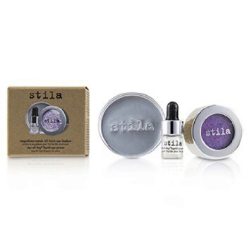 Picture of STILA Ladies Magnificent Metals Foil Finish Eye Shadow With Mini Stay All Day Liquid Eye Primer # Metallic Violet Makeup