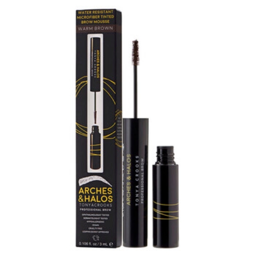 Picture of ARCHES & HALOS Ladies Microfiber Tinted Brow Mousse 0.106 oz Warm Brown Makeup