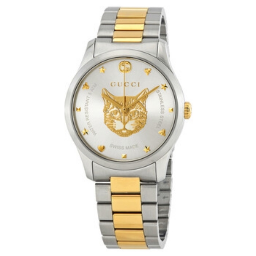 Picture of GUCCI Timeless Silver Dial Two-tone Unisex Watch