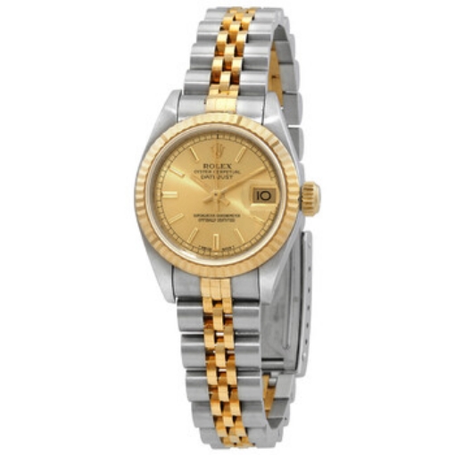 Picture of ROLEX Datejust Automatic Gold Dial Ladies Watch