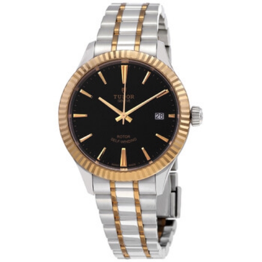 Picture of TUDOR Style Automatic Black Dial Two-tone Unisex Watch