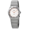 Picture of OMEGA Constellation Manhattan Quartz Diamond Silver Dial Ladies Watch