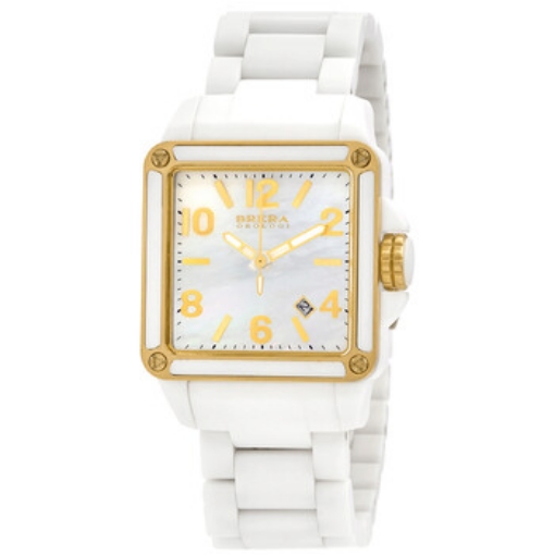 Picture of BRERA OROLOGI Stella Mother of Pearl Dial White Ceramic Ladies Watch