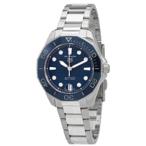 Picture of TAG HEUER Aquaracer Automatic Diamond Blue Dial Ladies Watch