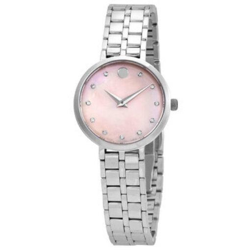 Picture of MOVADO Kora Quartz Diamond Pink Mother of Pearl Dial Ladies Watch